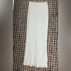 Princess Polly White Floral Maxi Skirt